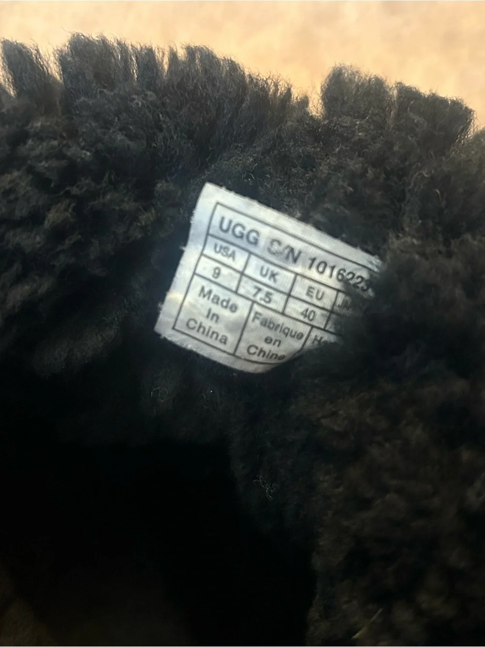UGG Black Short Suede Boots